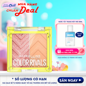 Bảng Phấn Mắt Maybelline 2 Màu Assertive x Coy 3g
