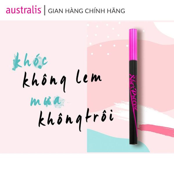 Bút Kẻ Mắt Australis Siêu Mảnh Không Lem Không Trôi - Hình ảnh 4