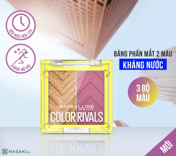 Bảng Phấn Mắt Maybelline 2 Màu Assertive x Coy 3g - Hình ảnh 2