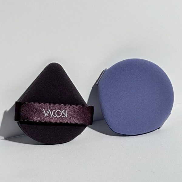 Bông Cushion Vacosi 2 Mặt Màu Tím BP53 (Túi 2 Cái) Double Side Sponge - Hình ảnh 4