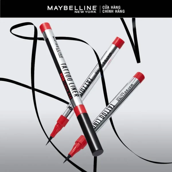 Bút Kẻ Mắt Nước Maybelline Đậm Màu Không Lem Trôi 1g - Hình ảnh 3