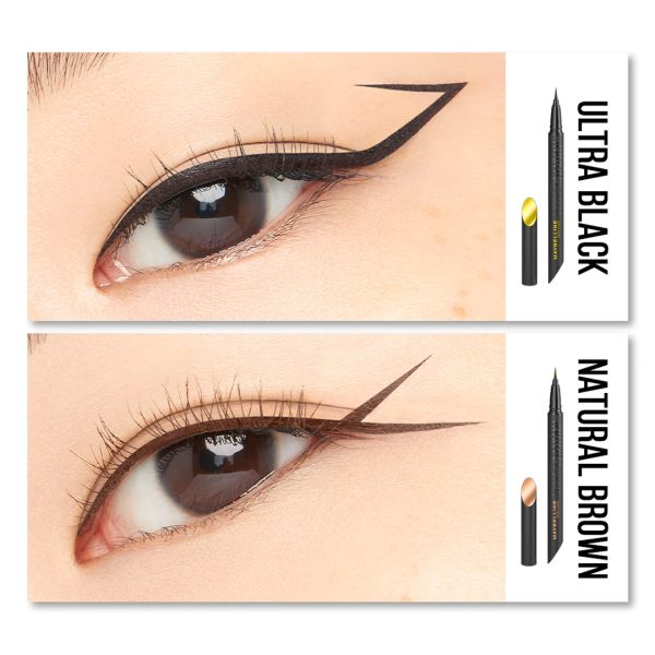 Bút Kẻ Mắt Nước Maybelline Sắc Mảnh BR1 Nâu Tự Nhiên 0.4g - Hình ảnh 3