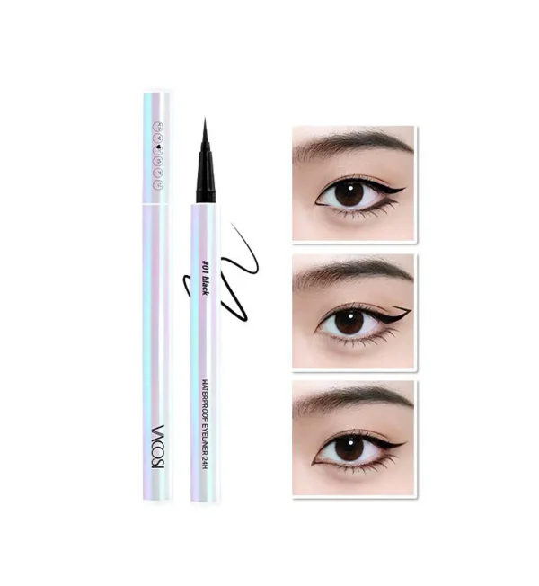 Bút Kẻ Mắt Nước Vacosi 24H Không Lem Màu Đen (Bản Mới) 0.6g - Hình ảnh 3