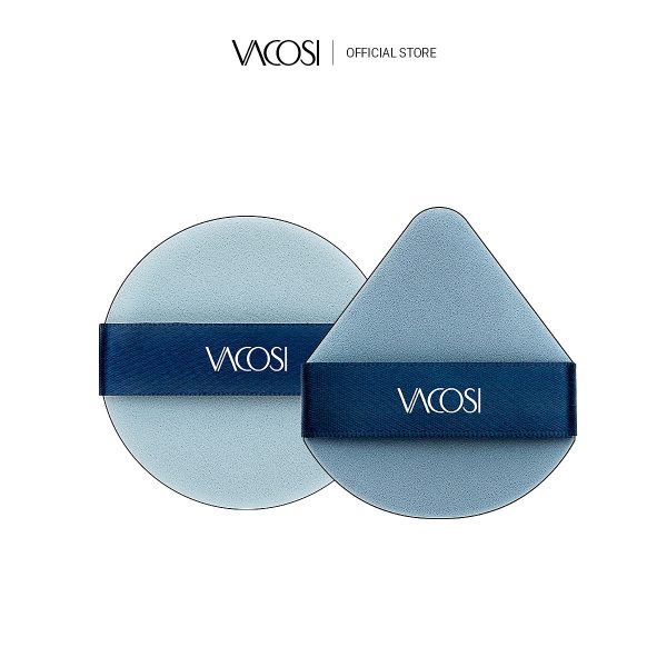 Bông Cushion Vacosi 2 Mặt Màu Tím BP53 (Túi 2 Cái) Double Side Sponge - Hình ảnh 3