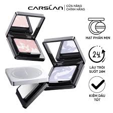 Phấn Phủ Carslan Dạng Nén Vỏ Đen Màu Tím 8g