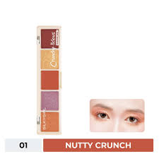 Bảng Phấn Mắt Silkygirl 5 Màu - 01 Nutty Crunch 10g