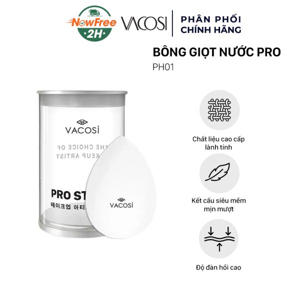 Bông Giọt Nước Vạt Xéo Vacosi Pro PH04 (Hộp 1 Cái) - Hình ảnh 4