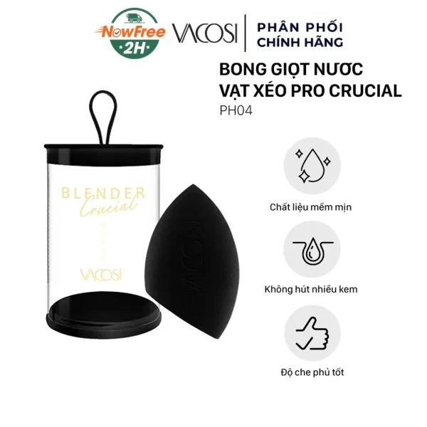 Bông Giọt Nước Vạt Xéo Vacosi Pro PH04 (Hộp 1 Cái)