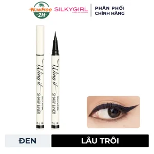 Bút Kẻ Mắt Nước Silkygirl Lâu Trôi 0.5g Wing It Sharp Eyeliner