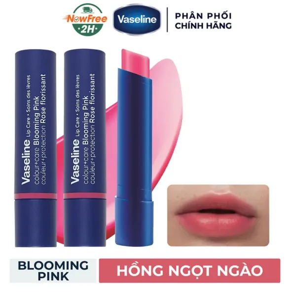Son Dưỡng Có Màu Vaseline Hồng Cam Êm Dịu 3g - Hình ảnh 2