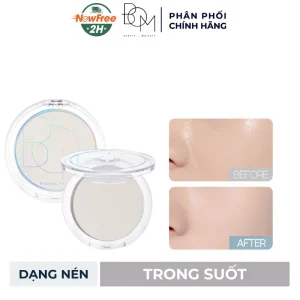 Phấn Phủ B.O.M Kiềm Dầu, Che Phủ Lỗ Chân Lông Dạng Nén