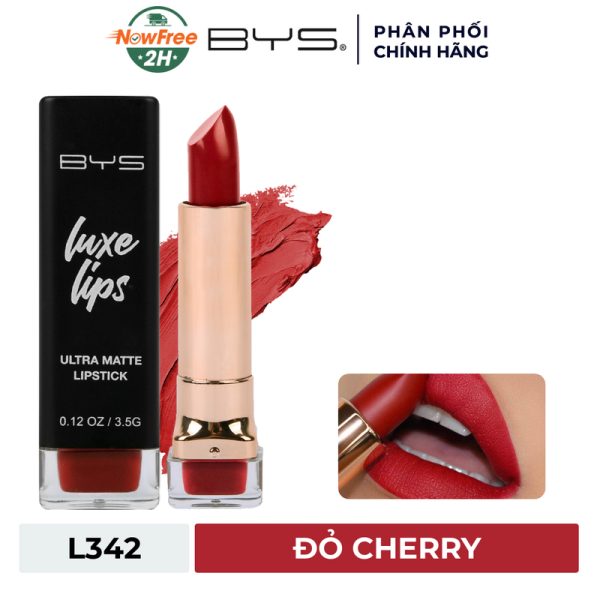 Son Thỏi Lì BYS Mịn Môi 3.5g Luxe Lips Ultra Matte Lipstick - Hình ảnh 6